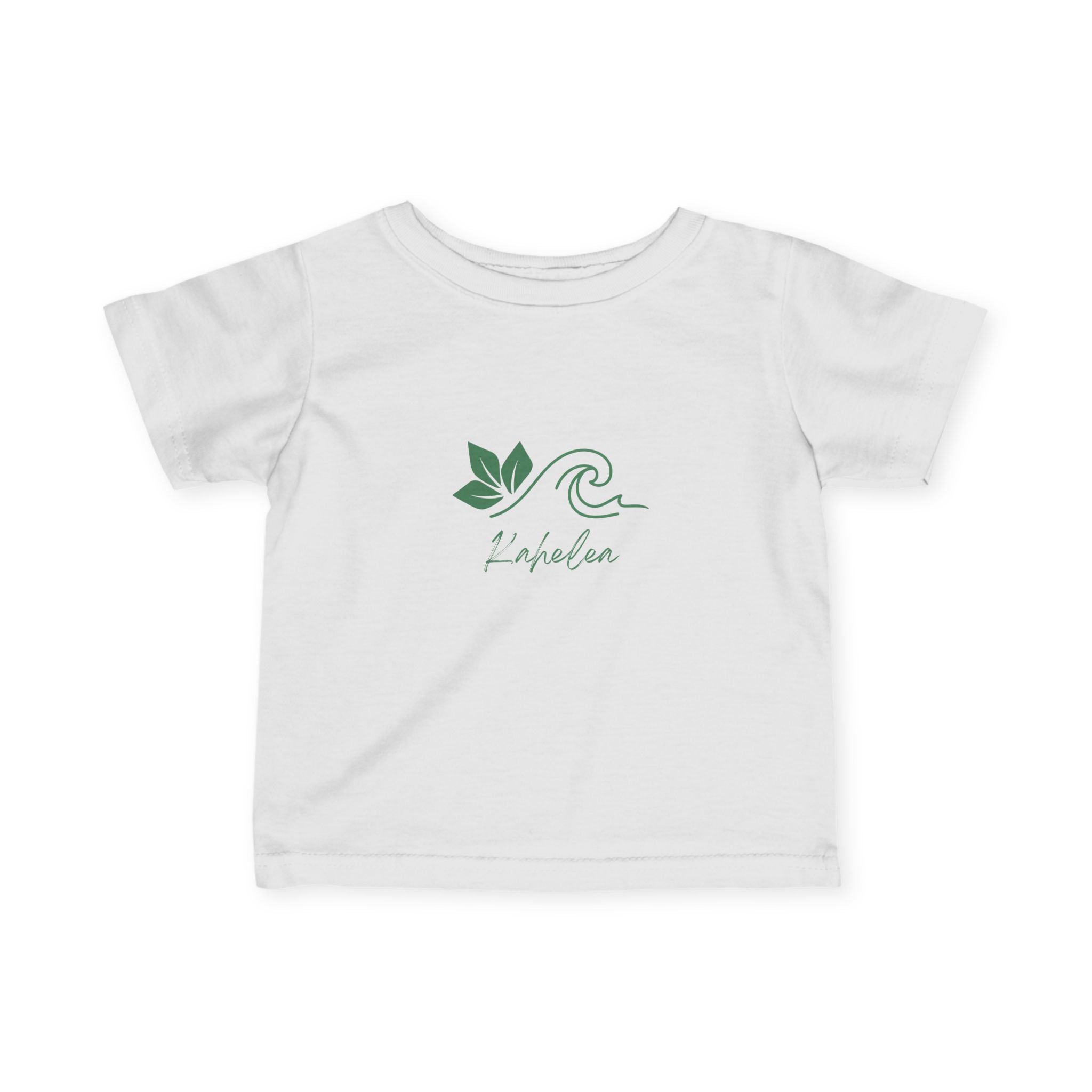 Infant Tee — Minimalist 'L'phelen' Floral Logo Baby Shirt