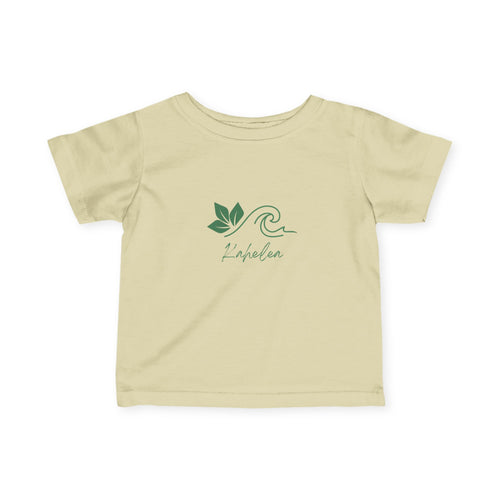 Infant Tee — Minimalist 'L'phelen' Floral Logo Baby Shirt