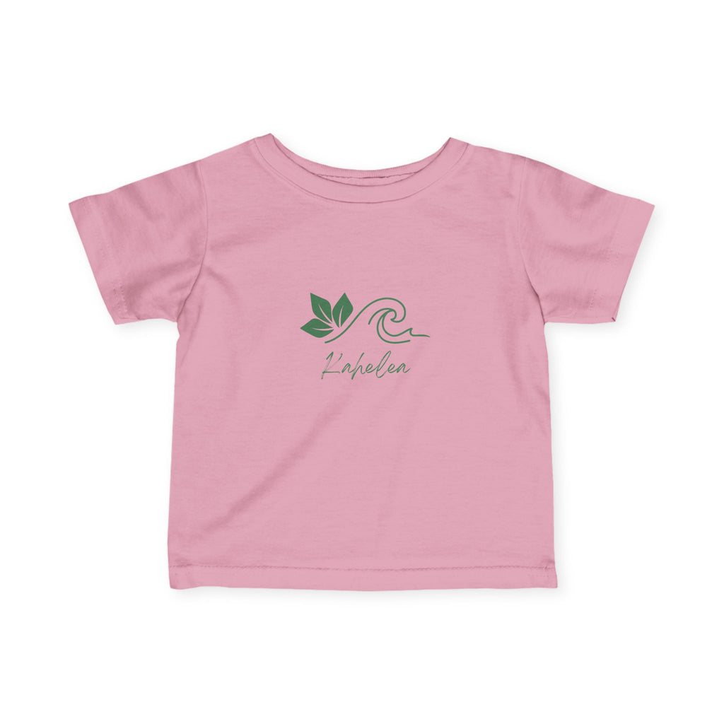 Infant Tee — Minimalist 'L'phelen' Floral Logo Baby Shirt